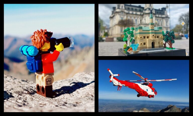 Nie tylko śmigłowiec, ale i Sądecczyzna z klocków Lego. Bartłomiej Bobak opowiada o swojej pasji