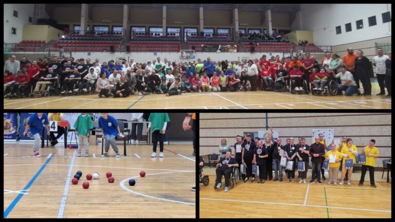Sportowe święto integracji w Nowym Sączu. Zagrali w Boccia [ZDJĘCIA]