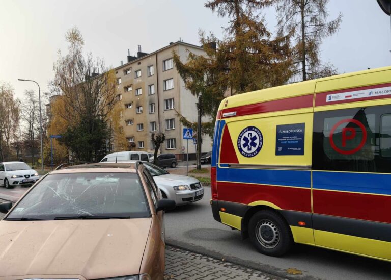 Uwaga, utrudnienia! Potrącenie na pasach