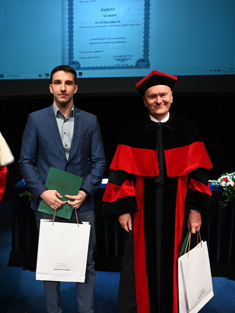 dr hab. inż. Grzegorz Przydatek, prof. ANS oraz inż. Rafał Krokowski