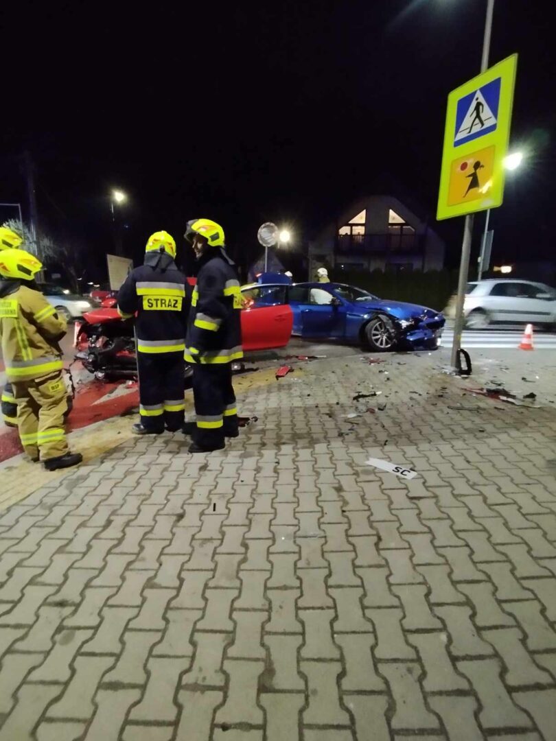 Korzenna, zderzenie