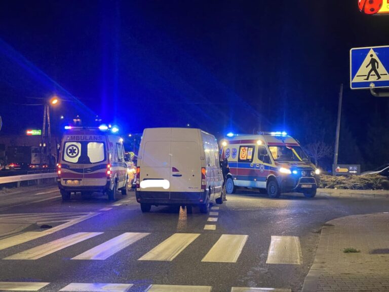 DK75 zablokowana. Trwa akcja ratunkowa