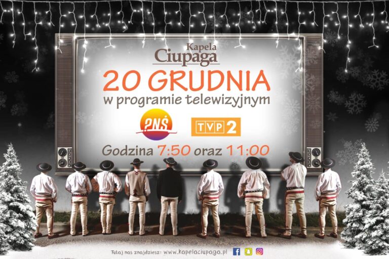 Pokażą odrobinę Łącka i góralskiej tradycji. Kapela Ciupaga w PNŚ. Drugi set o godzinie 11:00