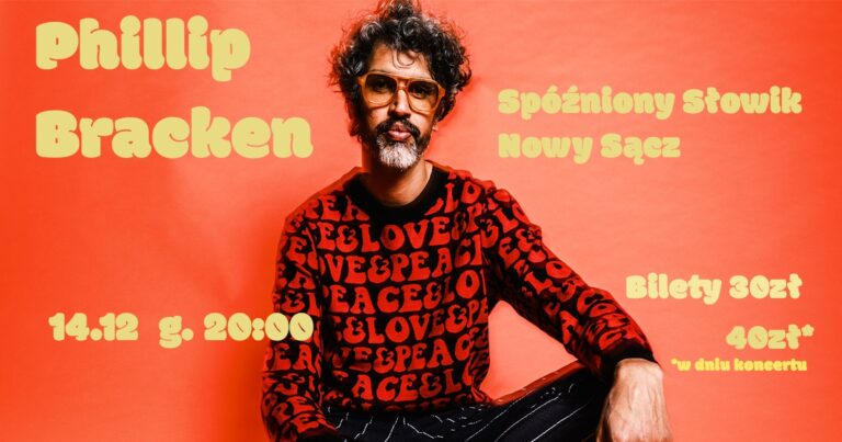 Magiczny świat muzyki. Phillip Bracken w Słowiku [ZAPOWIEDŹ]