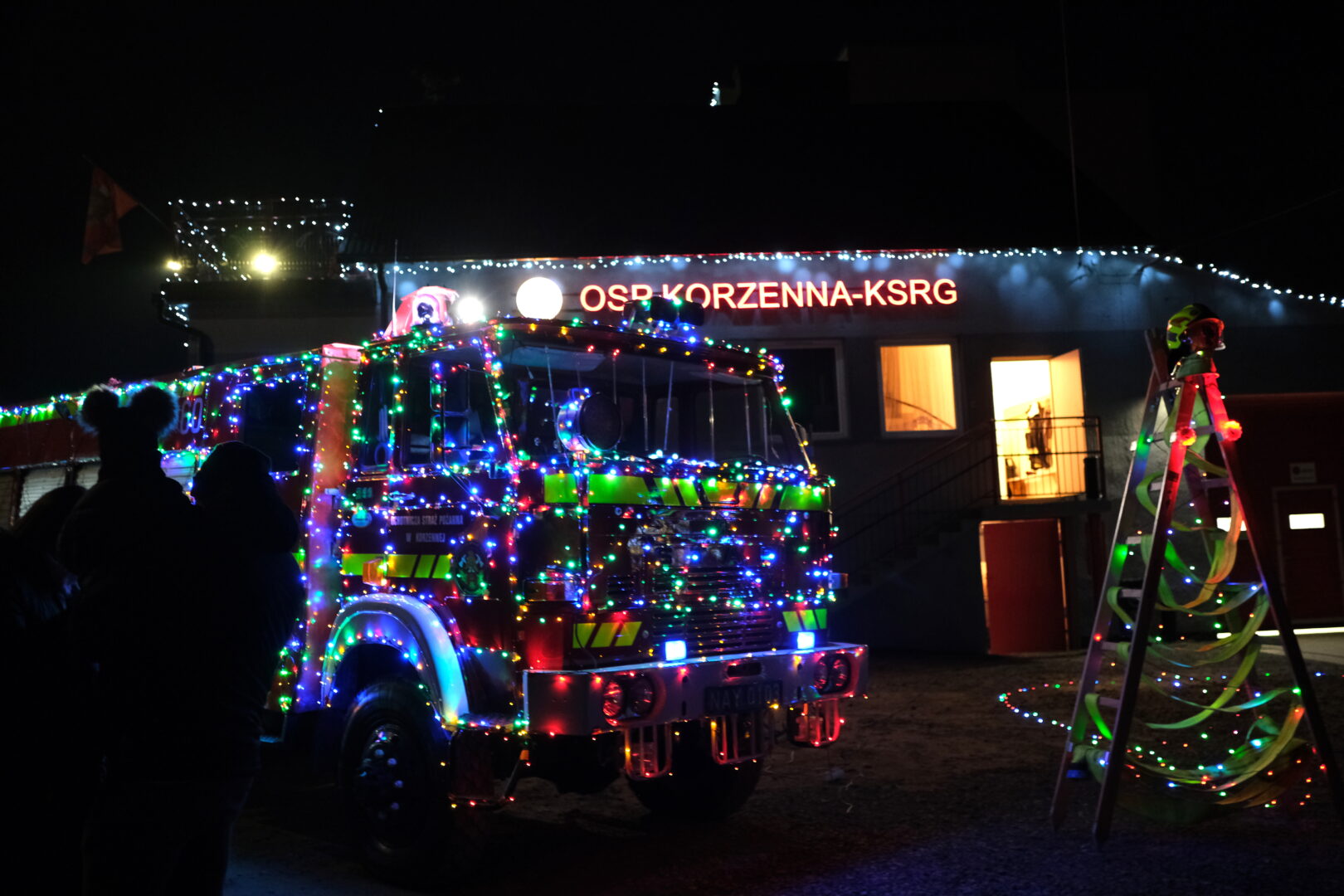 OSP Korzenna, strażackie choinki, Mikołaj