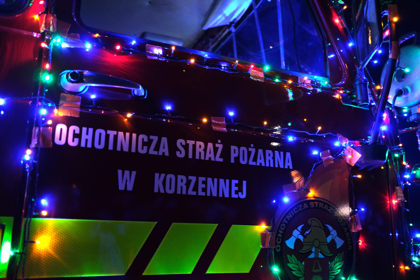 OSP Korzenna, strażackie choinki, Mikołaj