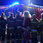 OSP Korzenna, strażackie choinki, Mikołaj