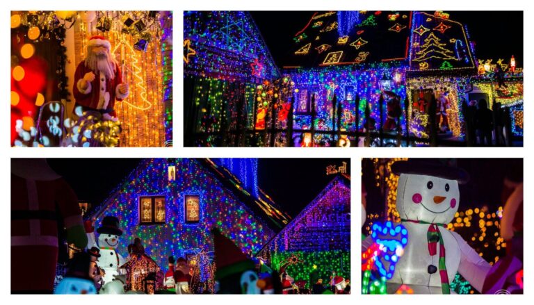 Ten dom widać z kosmosu. Świąteczna iluminacja błyszczy w Gorlicach