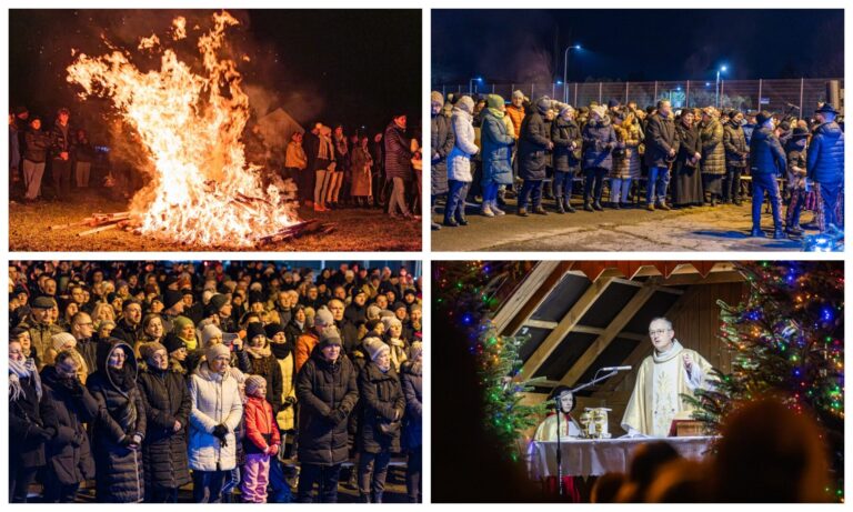 Pasterka na Wólkach przyciągnęła wiernych. ,,Bóg się rodzi, moc truchleje…”