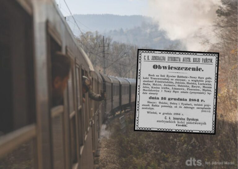 W dwa lata wybudowano trasę liczącą prawie 600 km. Mija 140 lat od otwarcia linii Żywiec – Nowy Sącz