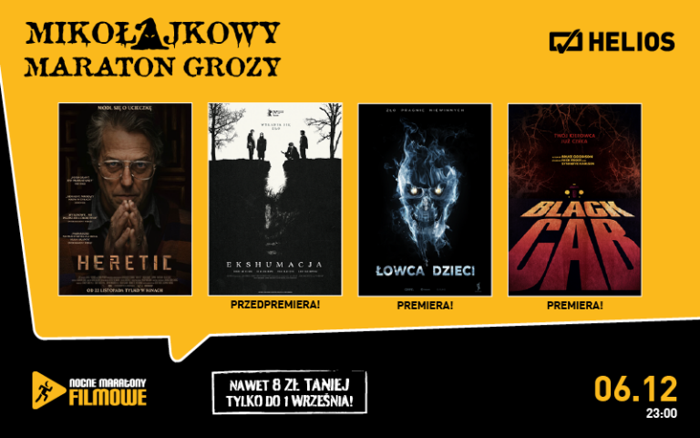 Rozdajemy bilety na MIKOŁAJKOWY MARATON GROZY! Chętni?