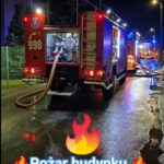 pożar stodoły Nowy Sącz