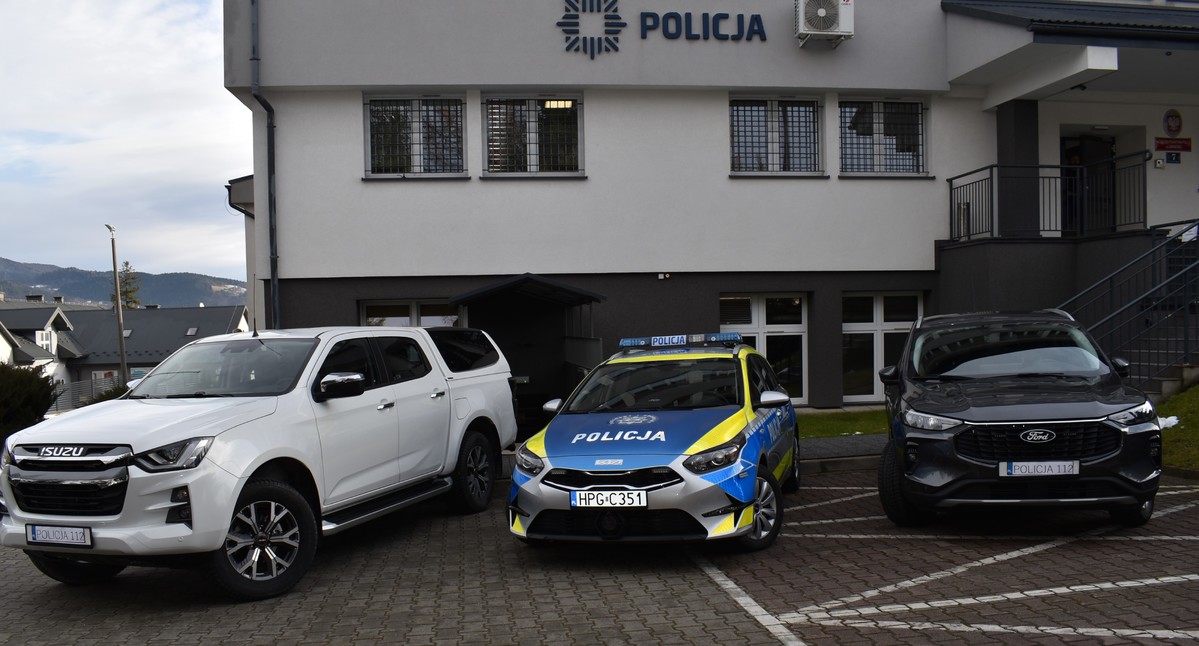 radiowozy Limanowa, policja