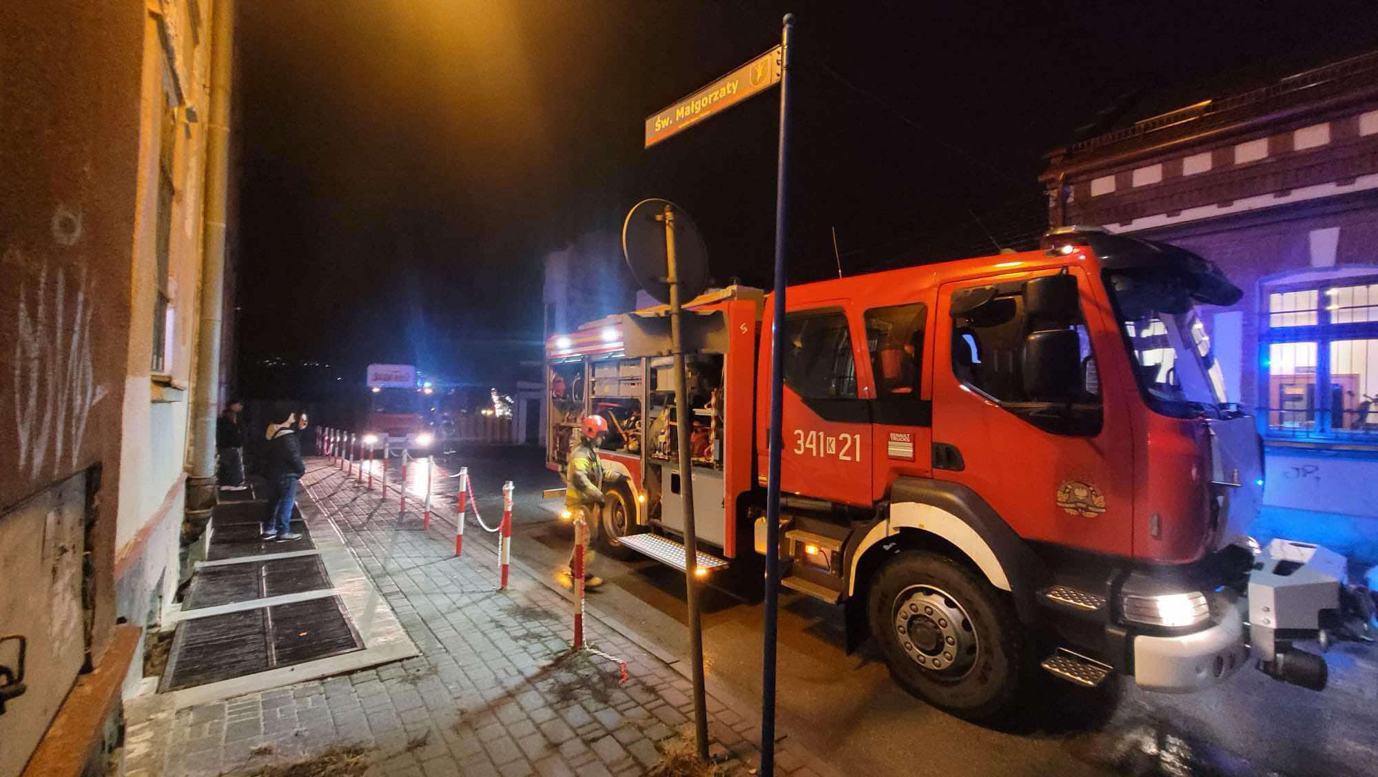 pożar Nowy Sącz