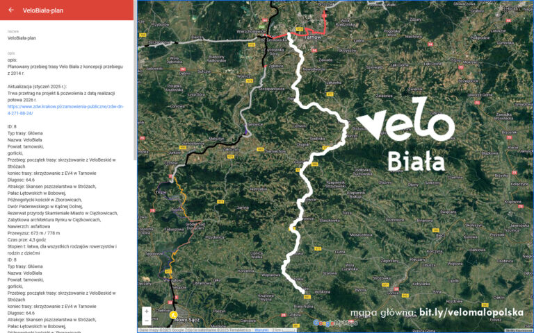 To już pewne – VELO Biała doczeka się realizacji. Ścieżką rowerową ze Stróż do Tarnowa