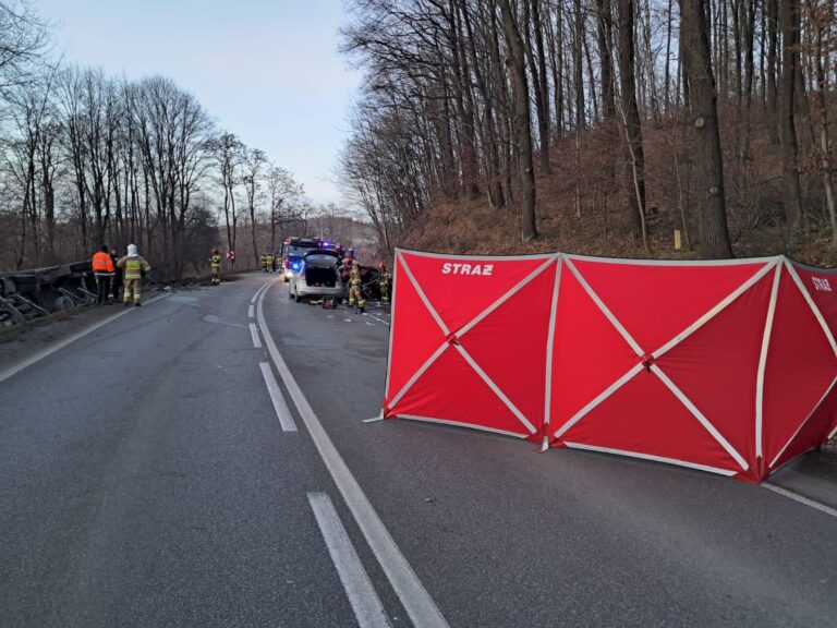 Karambol na DK75. Trzynaście uszkodzonych pojazdów, są osoby poszkodowane