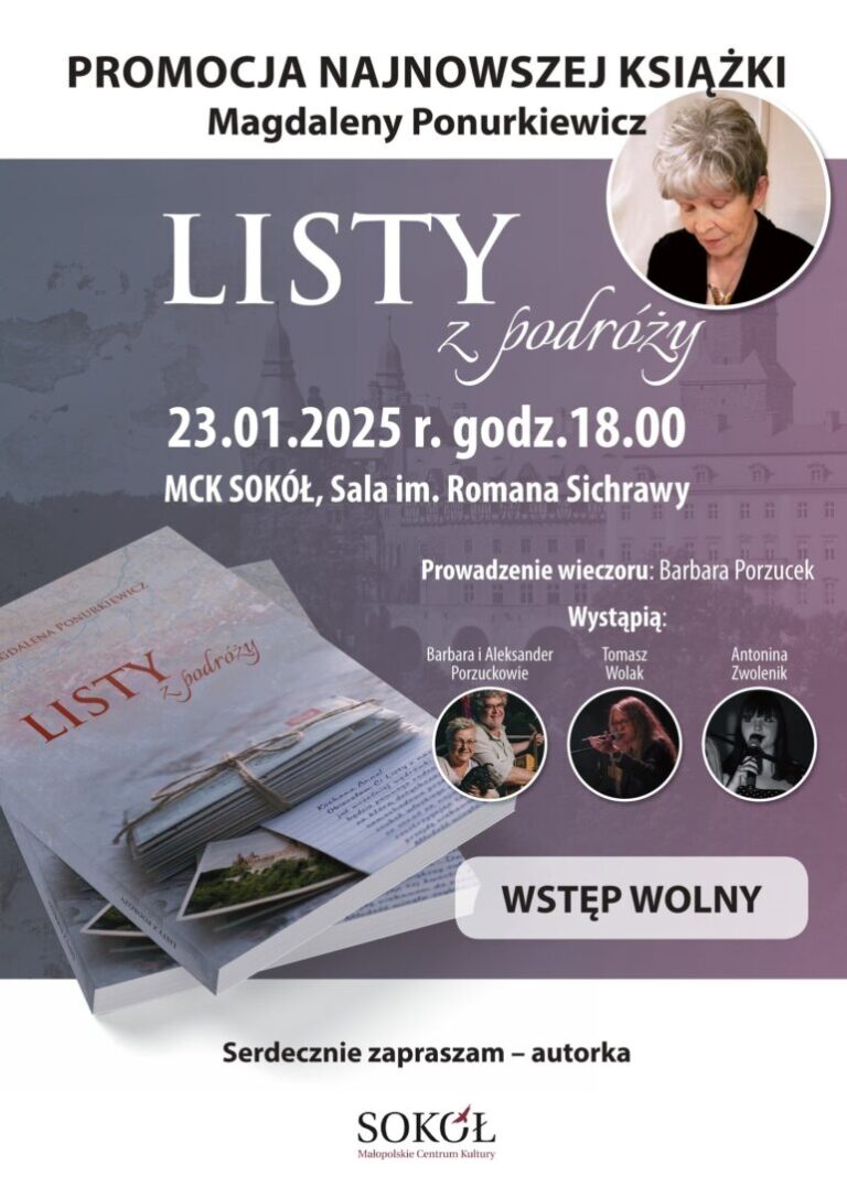 „Listy z podróży” sądeckiej pisarki Magdaleny Ponurkiewicz. Lektura nie tylko dla „srebrnego” pokolenia