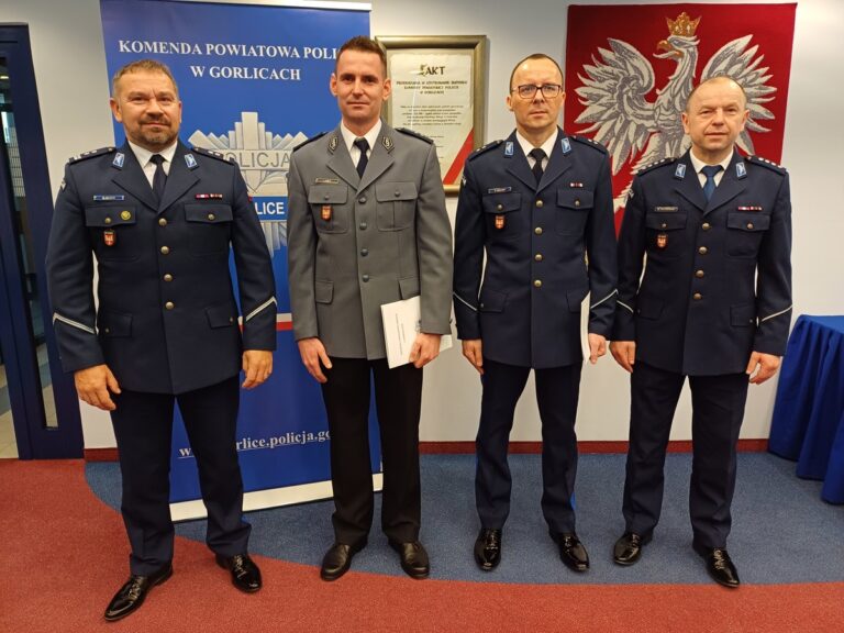Emerytura, awanse i nowe wyzwania – zmiany w strukturach gorlickiej policji