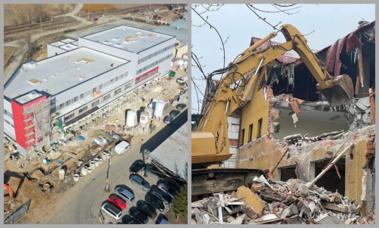 Rok od wyburzenia starej siedziby strażackiej, nowa nabiera kolorów