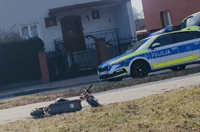Nowy Sącz. Wypadek na hulajnodze. Nastolatek w szpitalu