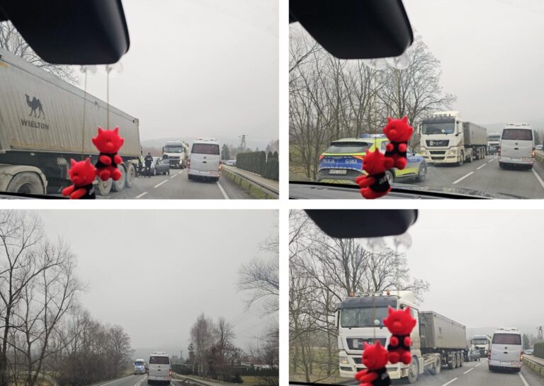 Czchów. Kolizja na dk75. Możliwe utrudnienia w ruchu