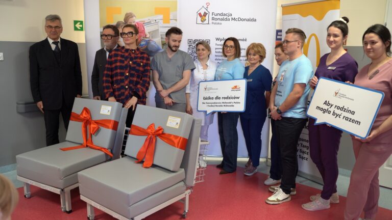 Łóżka dla rodziców dzieci hospitalizowanych w  sądeckim szpitalu