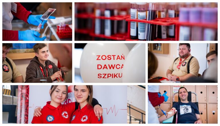 Grybów: dzielili się życiodajnym płynem oraz rejestrowali do bazy dawców szpiku [ZDJĘCIA]