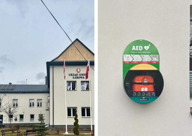 Łabowa. Na Sądecczyźnie zainstalowano kolejny defibrylator AED