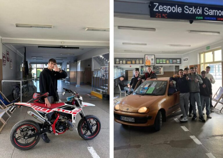 Taczki, motory, opony. Tak wyglądał Motoryzacyjny Dzień Bez Plecaka w Samochodówce
