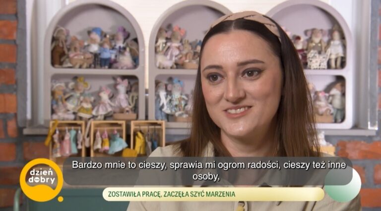 Kinga Staszak-Zając i jej maskotkowy świat w Dzień Dobry TVN