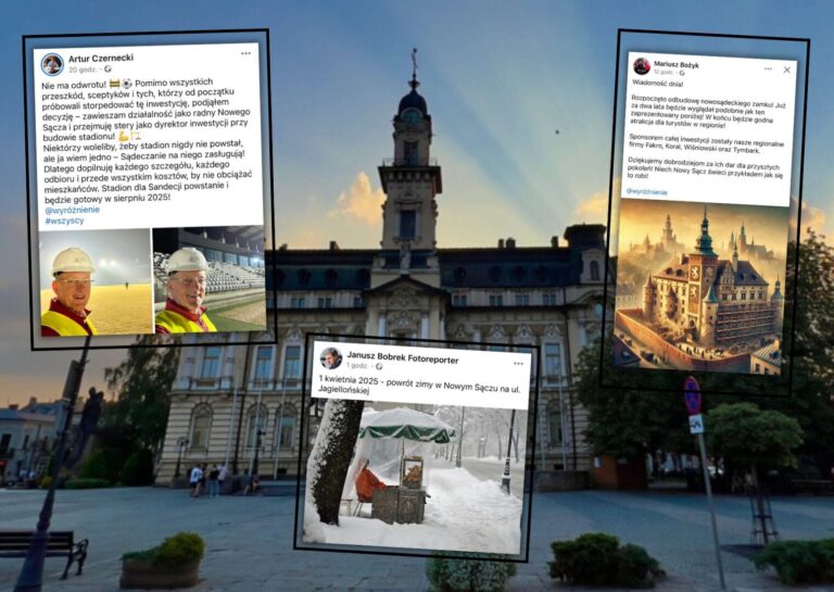 Budowa zamku nowosądeckiego ruszyła, a ul. Jagiellońską zasypał śnieg. Co jeszcze wydarzyło się wczoraj na Sądecczyźnie?