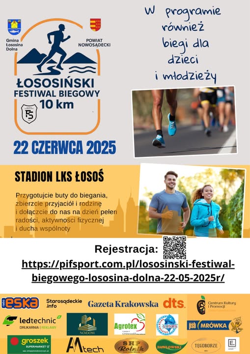 Już jutro! Łososiński Festiwal Biegowy! 
