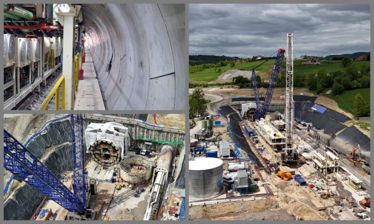Tak wygląda fragment tunelu, który powstaje pod Pisarzową