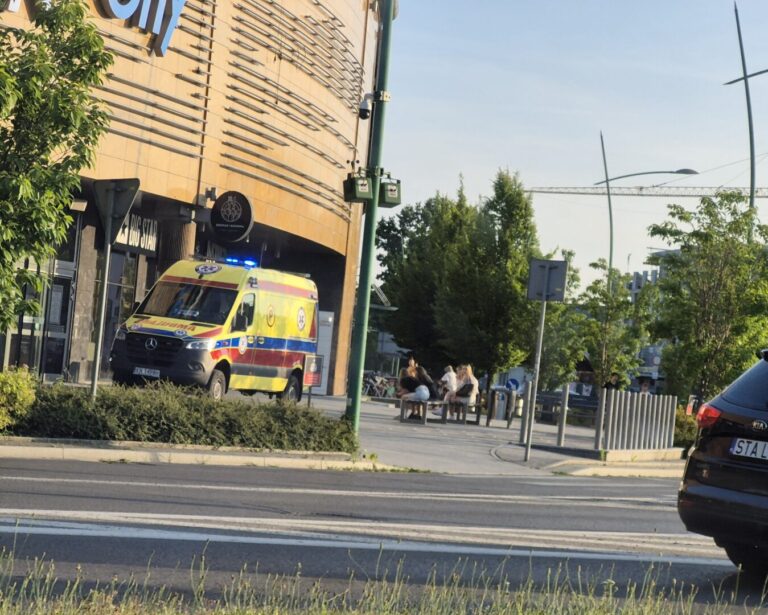 Działania w Galerii Trzy Korony. Służby ruszyły na pomoc dziecku