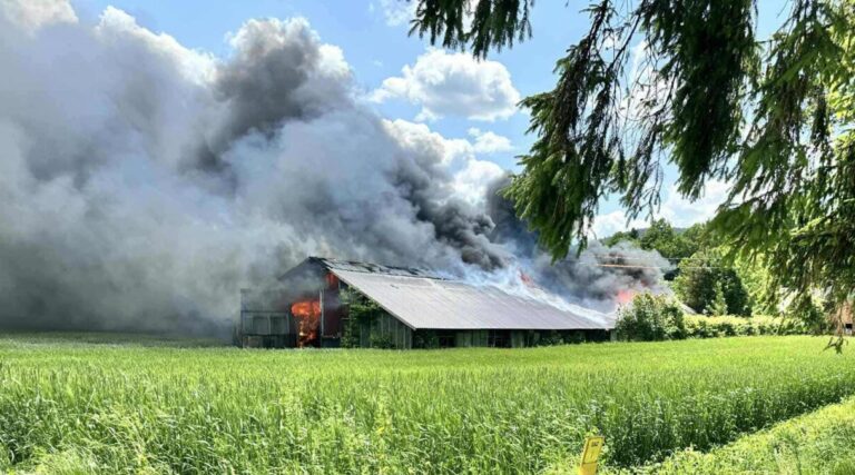 Ponad 40 strażaków w akcji gaśniczej. Jedna osoba poszkodowana