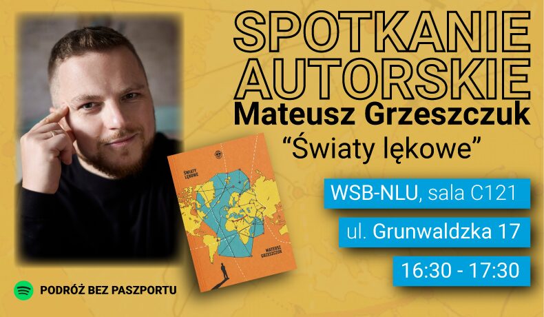 Spotkanie autorskie z Mateuszem Grzeszczukiem