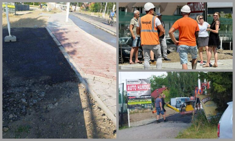 Mieszkańcy ul. Krakowiskiej odetchnęli z ulgą. Od świtu trwają prace
