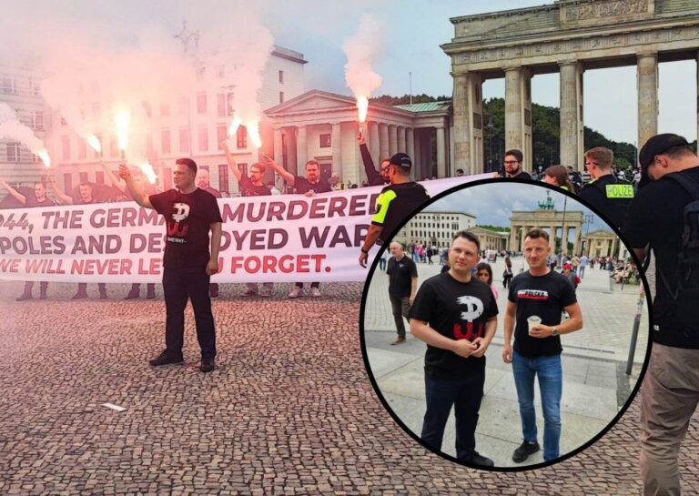 Ryszard Wilk z politykami Nowej Nadziei w Berlinie. ,,Nie pozwolimy wam zapomnieć”. W komentarzach zawrzało