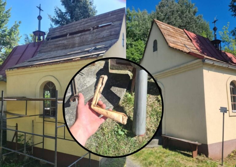 Łącko. Podczas remontu kapliczki znaleziono…kapsułę czasu