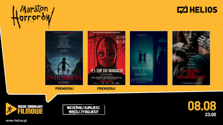 Rozdajemy bilety na MARATON HORRORÓW! Chętni?