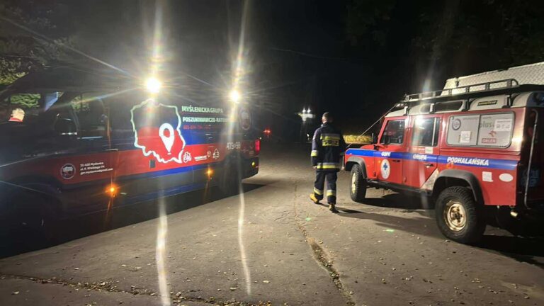Nocne poszukiwania w Rabie Niżnej. Życie 26-latka było zagrożone