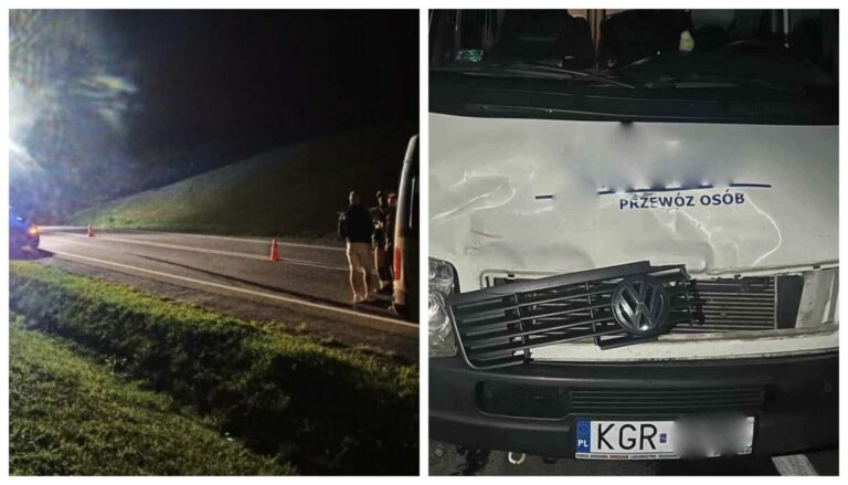 Wracali z meczu, kiedy doszło do kolizji. Na szczęście bez osób poszkodowanych