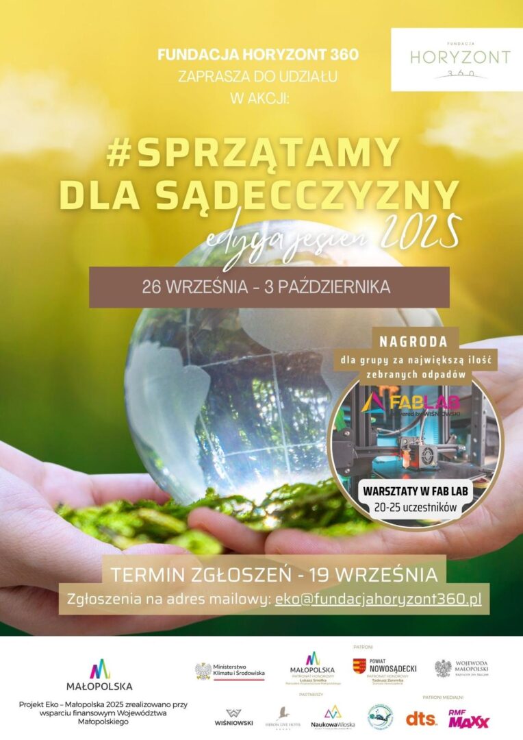 #Sprzątamy dla Sądecczyzny – start 26 września
