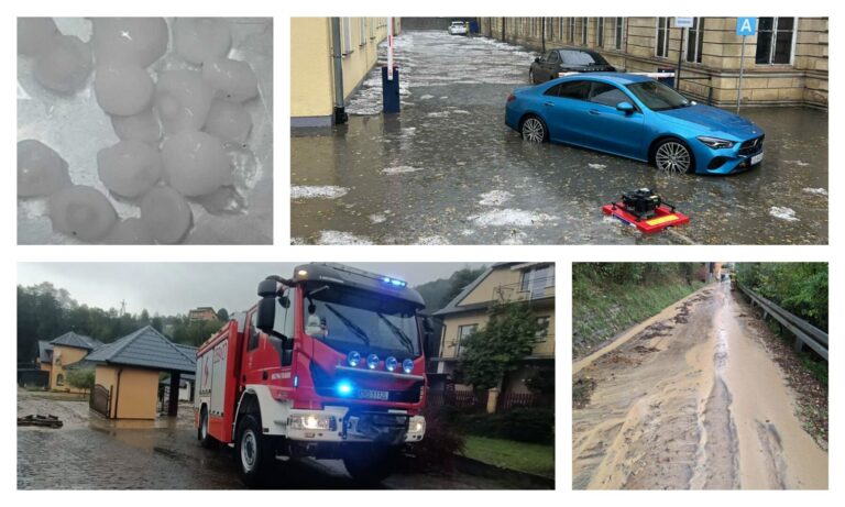 Burza nad Sądecczyzną. Gdzie interweniowali strażacy?