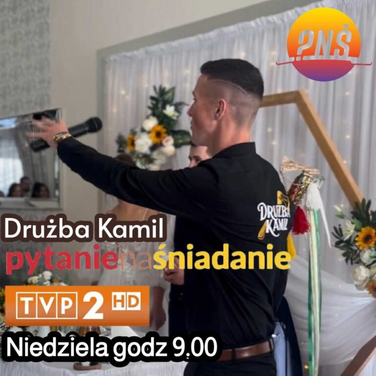 Młody drużba z Cieniawy podbija TikToka i telewizję. Kamil w „Pytaniu na Śniadanie”