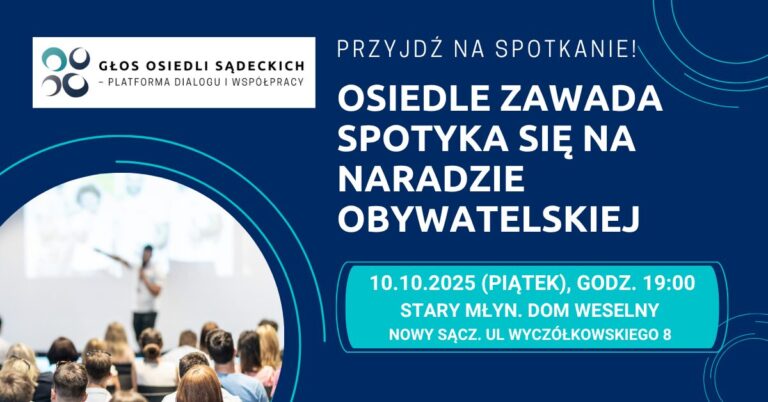 NARADA OBYWATELSKA na OSIEDLU ZAWADA