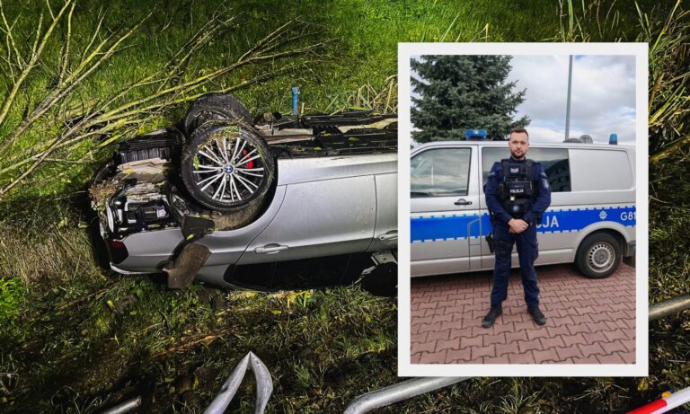 Gostwica. Policjant chciał pomóc, a oni zaczęli uciekać