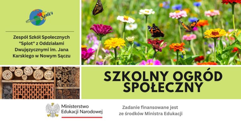 Z trawnika w żywe siedlisko: szkolny ogród społeczny ZSS ‘Splot’