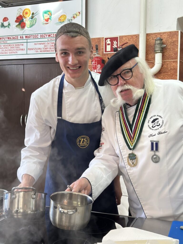 Chef Kurt Scheller na XIII edycji Sądeckiego Konkursu Szkół Gastronomicznych