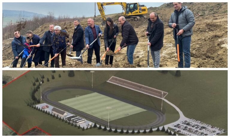 Łopaty wbite i prace ruszają. W gminie Korzenna powstaje nowy stadion